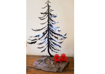 Spruce Trees & Chairs