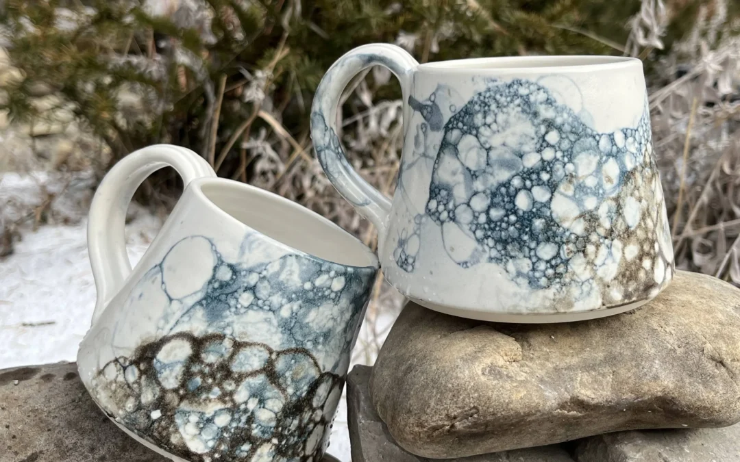 Aries Earth – Bubble Glaze Latte Mug