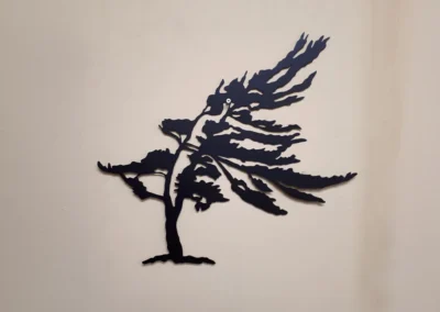 Metal Windswept Pine